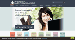 Desktop Screenshot of lu-velenje.si